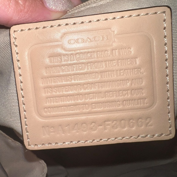 COACH monogram 2 way wear satchel! - Picture 4 of 6